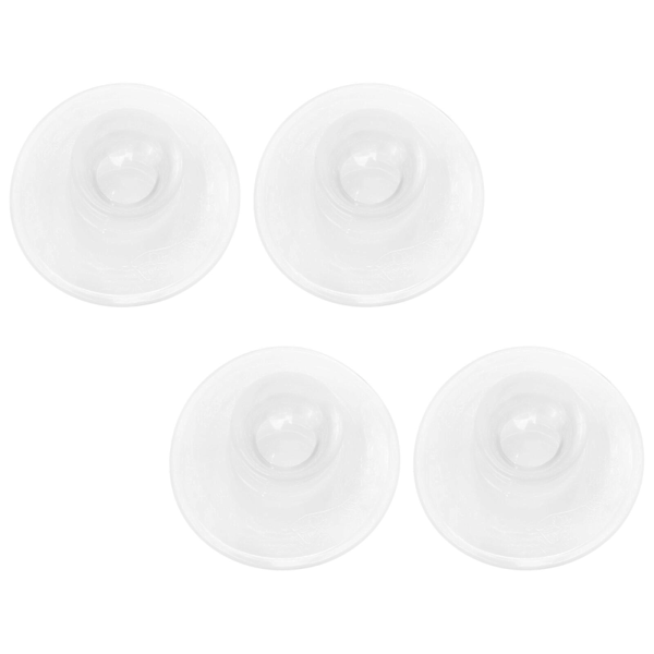 4 stk. Professionel Brystvorte Suger Brystkorrektion Forstærker Til Kvinder Transparent farve 7,3x7,3cm