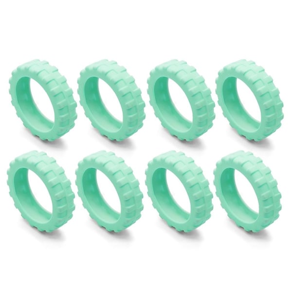 8 kpl/setti Matkatavaroiden pyöränsuojat Kengät Matkalaukun pyörät Suoja Mintunvihreä Mint Green 8Pcs-8Pcs