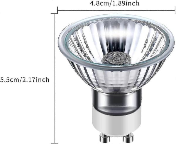 25W Replacement Bulb for Candle Warmer, Gu10 + C 120 V 25 W (4-pack) [DB]