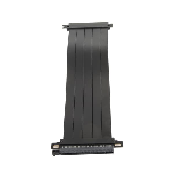 PCIE 4.0 X16 Extremely Flexible 180 Degree High-Speed GPU Extension Cable Riser for RX6900XT RX6800XT RTX3090ti Black 30cm/11.81in