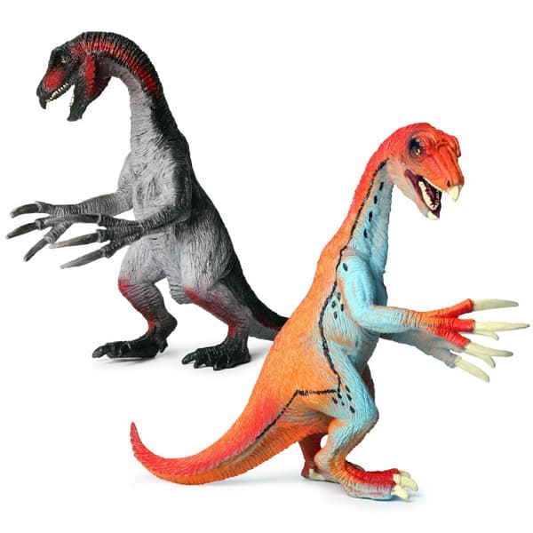 Therizinosaurus-dinosaurusfiguuri, monivärinen