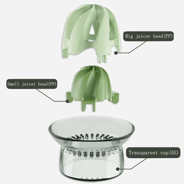 2-i-1 Manuel Juicer Citron Appelsin Citruspresser 9x8 cm