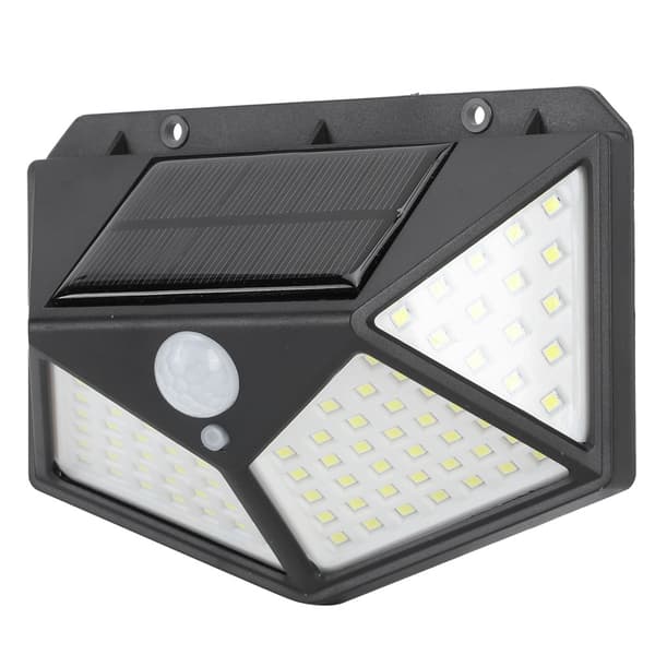 100LED Solar Motion Sensor Light Waterproof Wall Lamp Street Light for Outdoor Garden Yard