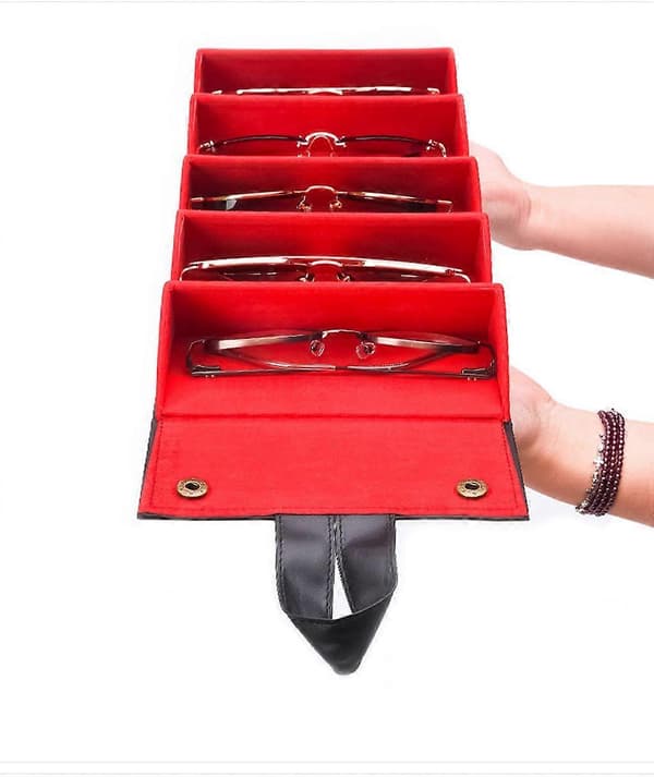 Bærbart brilleetui Beskyttende solbrille hardt etui for kvinner menn brilleboks
