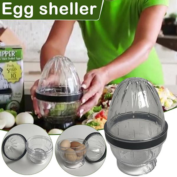 Hard Boiled Egg Peeler Handheld Specialty Kitchen Tool Peels Egg Shells in Seconds Household