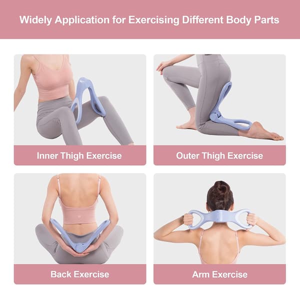 Pelvic Floor Trainer, Inner Thigh Trainer, Leg Trainer - Pink