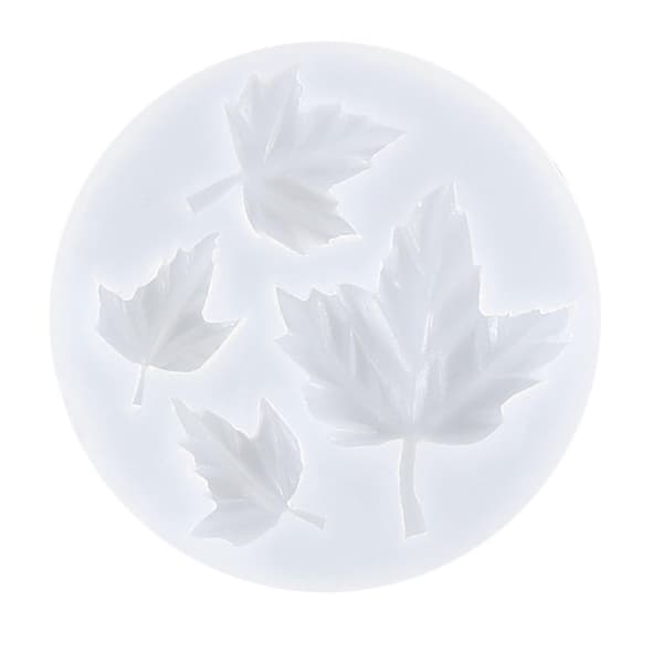 Eco-Friendly Easy Release Silicone Maple Leaf Cake Mold for Home