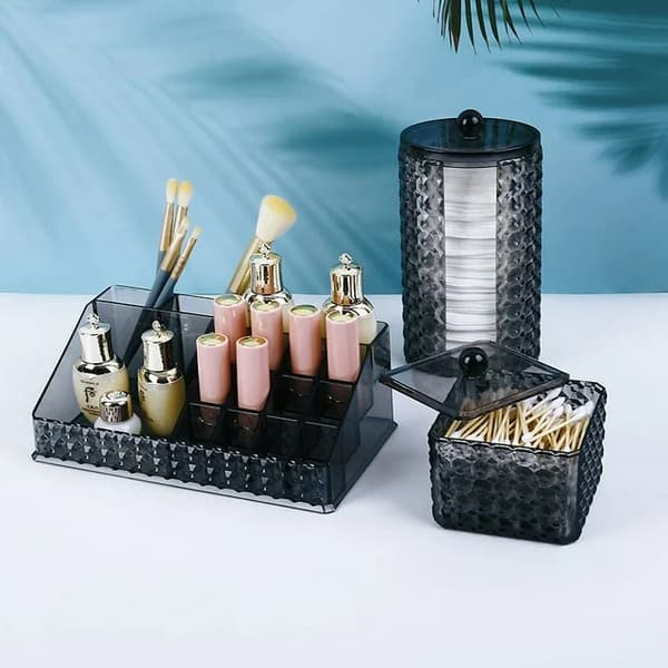 Makeup Organizer Tray, Makeup Brush Holder, Makeup Display Cabinet
