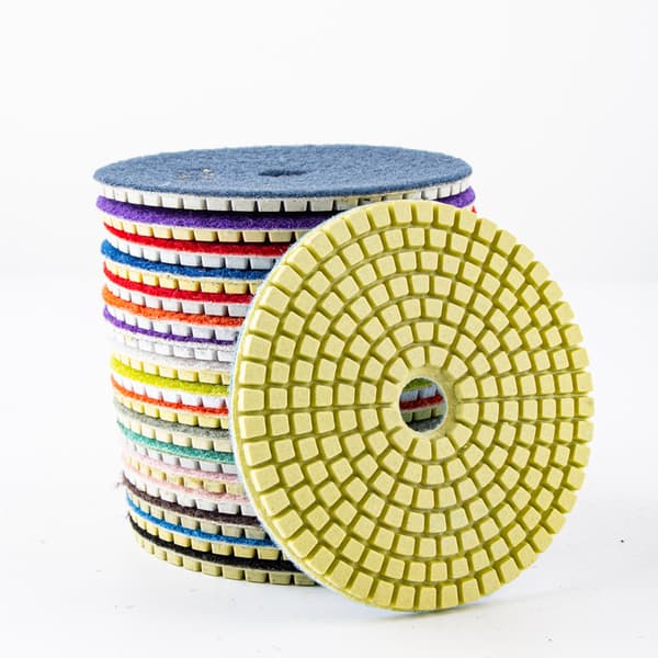 Sæt med 8 diamantslibeskiver, 4 tommer