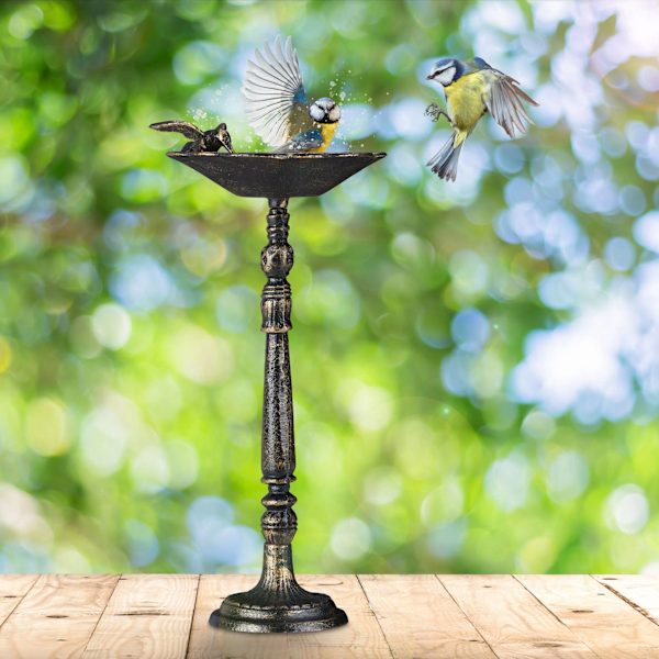 Antique Cast Iron Bird Bath 2490