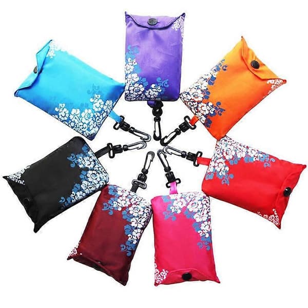 Foldable Practical Shopping Bag Reusable Tote Bag Recyclable Storage Grocery Bag Handbag