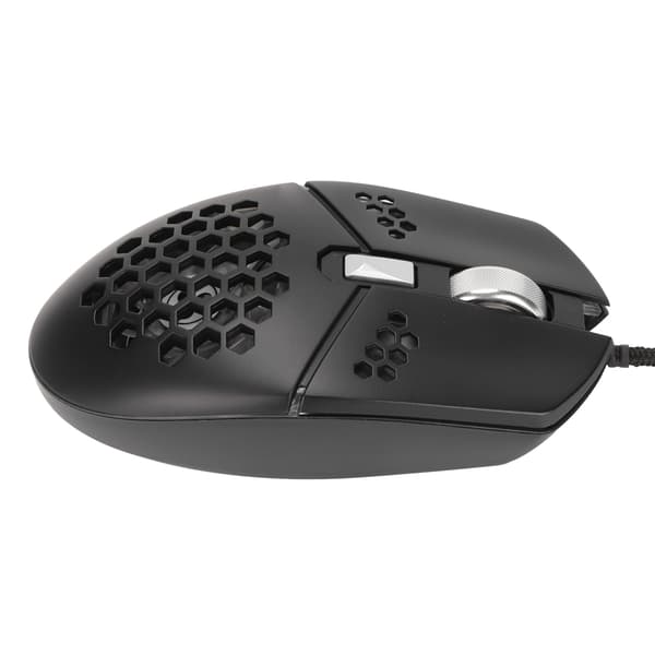 Gaming kablet mus 6 DPI-niveauer RGB 8000DPI Ergonomisk sort gamingmus til stationære computere bærbare computere