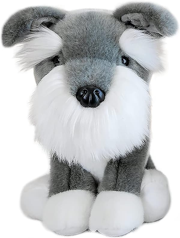21 cm kosedyr kastepledd liten dukke, myk fluffy valp