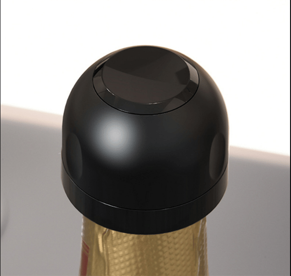 Champagne-/Vinkorkar - Vakuumförseglade - Svarta Korkar, Låsande Vinkorkar