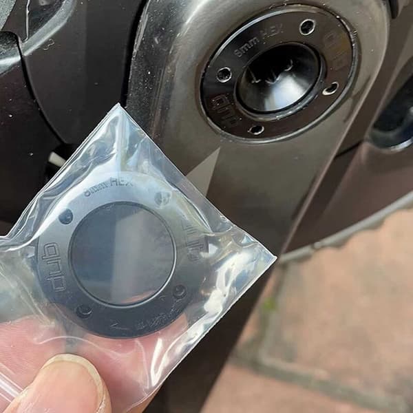Kranksætshætte kompatibel med SRAM Dub-system, sort aluminiumslegering sidehætte /M30 BB30/Dub, kranksætsfikseringshætte