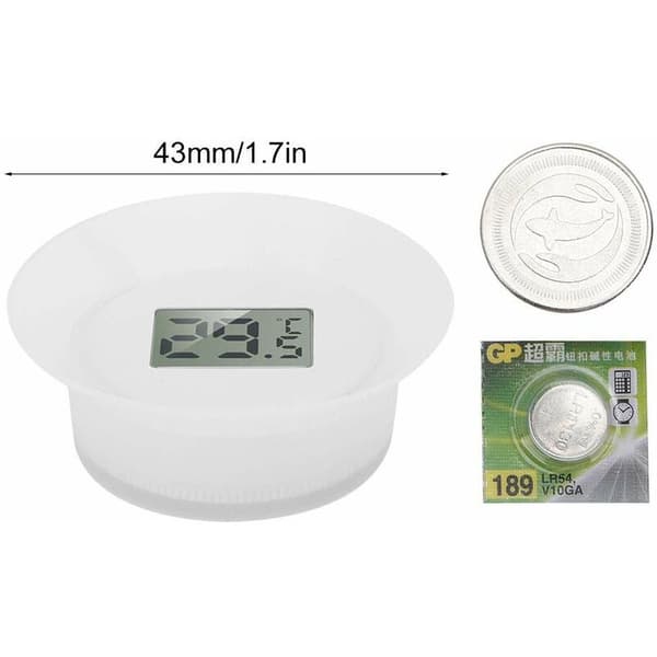 Akvarietermometer, Dobbelt anvendelse og stort akvarium let tørt termometer, Akvarium fisk akvarium termometer
