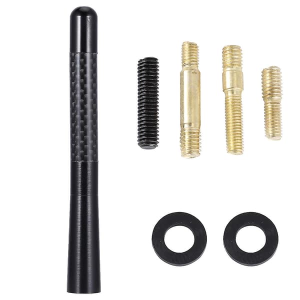 Carbon Fiber Car Antenna, Replaceable for AM/FM Radio