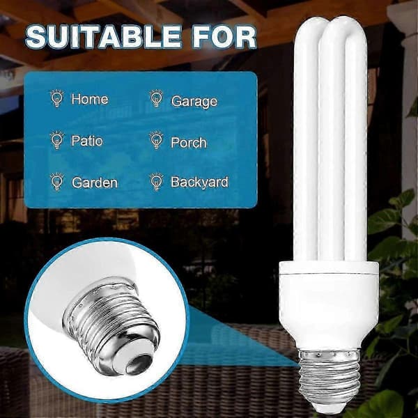 2U E27 20W Energy Saving Light Bulbs 2 pcs for Homesuit Keuomy