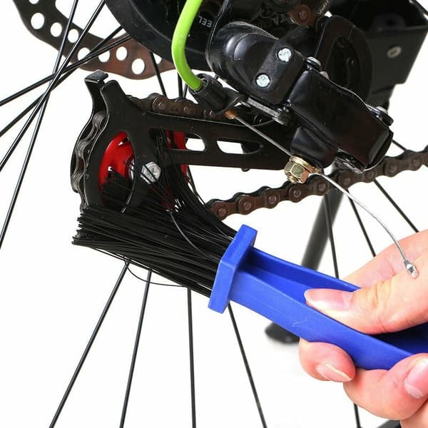 Cykelkæderensning krankboks rengøringsbørste værktøj sort