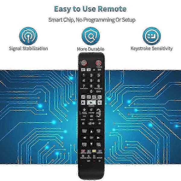 Erstatningsfjernkontroll AK59-00176A for SAMSUNG BLU-RAY-spiller BD-H8500 BDH8900A/XY BD-H8500A/XY BD-H8900A/XY)