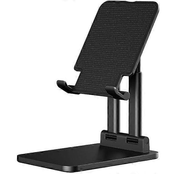 Säädettävä tablettiteline, tablettipidike - universaali, musta