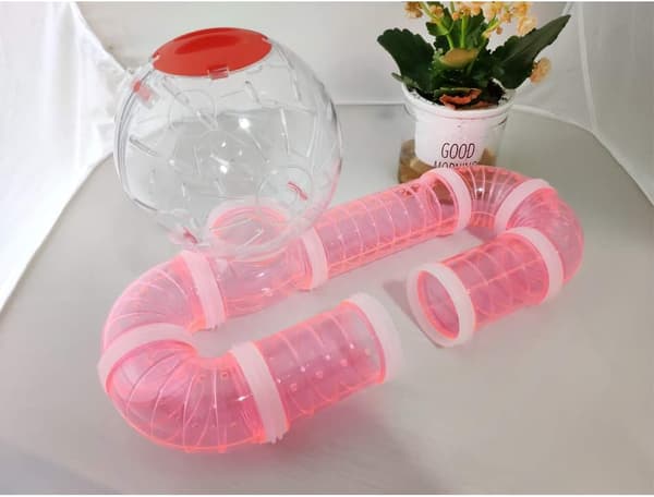 Hamsterrör, utomhusäventyrsrör, transparent material, Ha