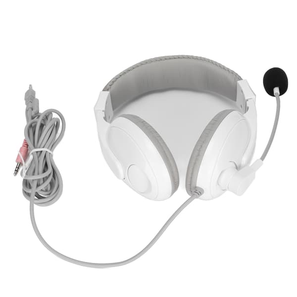 BH3688 Kablet headset 3,5 mm hybrid multifunktionsstik med omnidirektionel mikrofonunderstøttelse til XBOX til PS4 Hvid