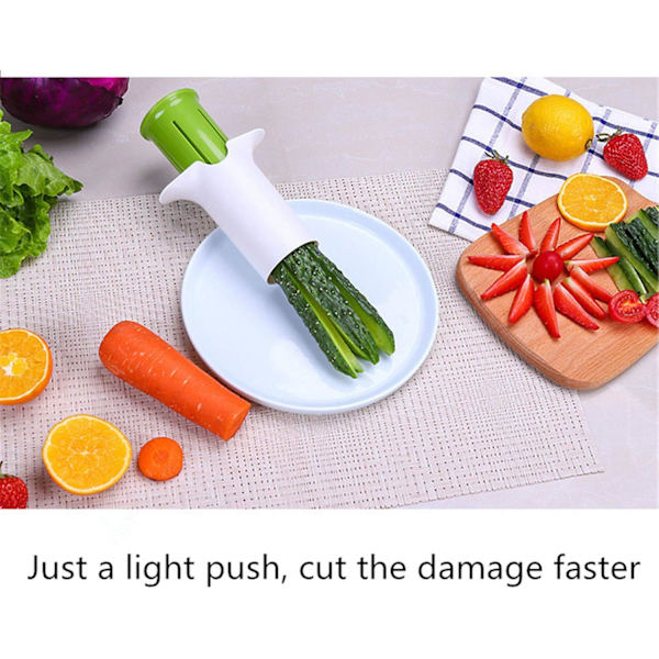 Creative Kitchen Utensils, Multifunctional Fruit and Vegetable Slicer, Fruit Salad Pizza Fruit Dispenser