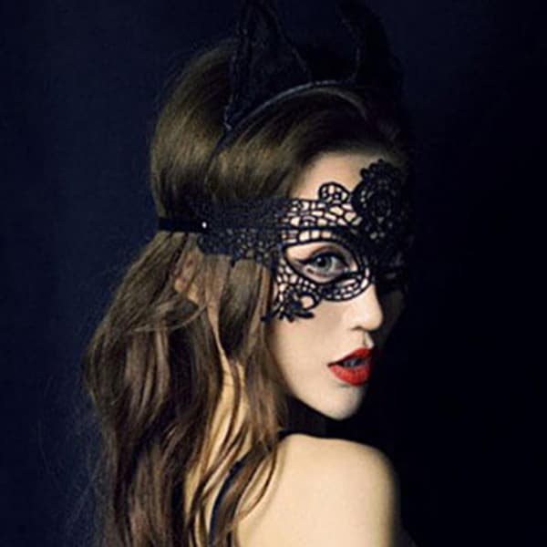 15 stk Halloween Fleksible Blondemasker Kvinner Sexy Øyemasker for