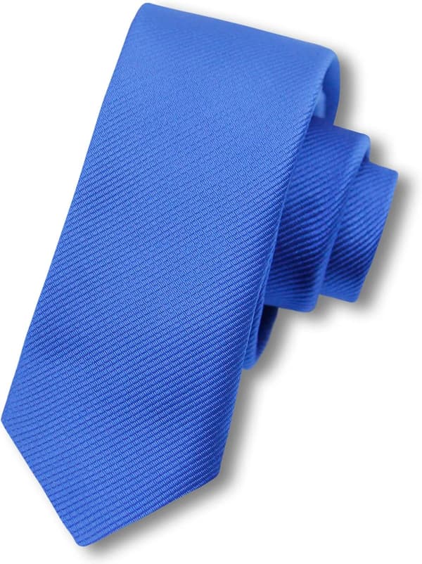 2,05\" Smala Slipsar för Män, Enfärgade Herrslipsar Bröllop, Affärer, Juldagen, Begravning, Present Kungsblå - Royal Blue