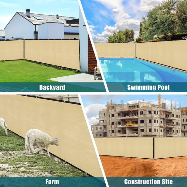 (0,9 * 3 m), beige, Have Privacy Screen Sandhegn Mørklægning Privatliv