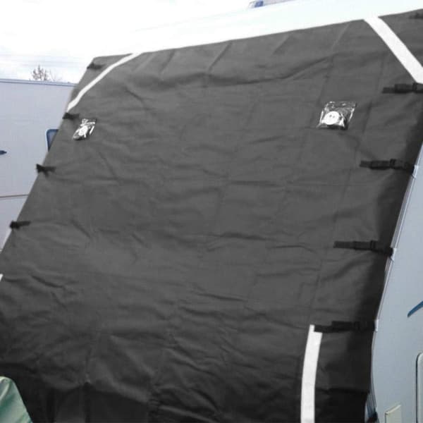 Universelt fronttrekk for campingbil, bil, campingvogn med LED-lys