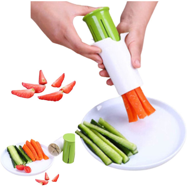 Creative Kitchen Utensils, Multifunctional Fruit and Vegetable Slicer, Fruit Salad Pizza Fruit Dispenser