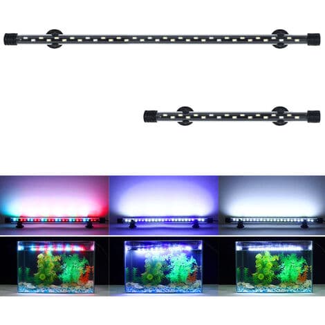 Akvarielys LED Akvarielys Undervandslys Nedsænkede lamper, Model: Hvidt lys 58cm US - model: Hvidt lys 58cm US