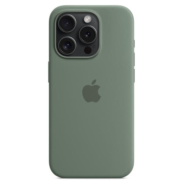 För iPhone 15 Pro Max Skal Silikon Magnetiskt Mobilskal Kompatibelt med MagSafe Grå iPhone 15 Pro Max_tfrf Grå Grey