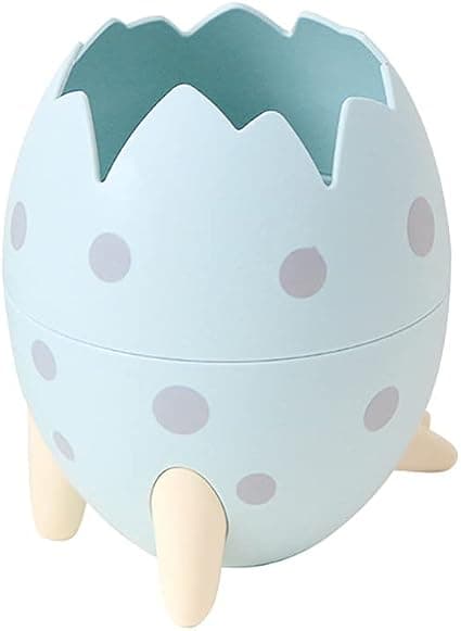 Trendig söt pennhållare för barn med dinosaurieägg (blå), stud