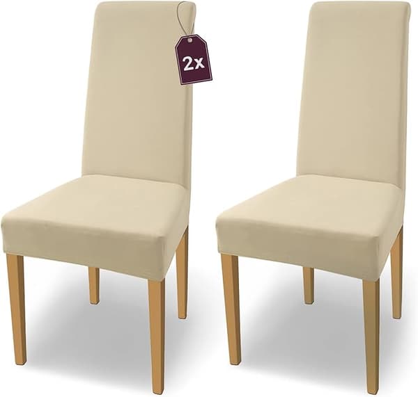 Risgul - Elastisk bomullsstretch stoltrekk / Sett med 2 / Bu