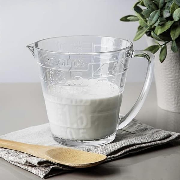 SSRGV Glassware Glass Liquid Measuring Cup (Clear)