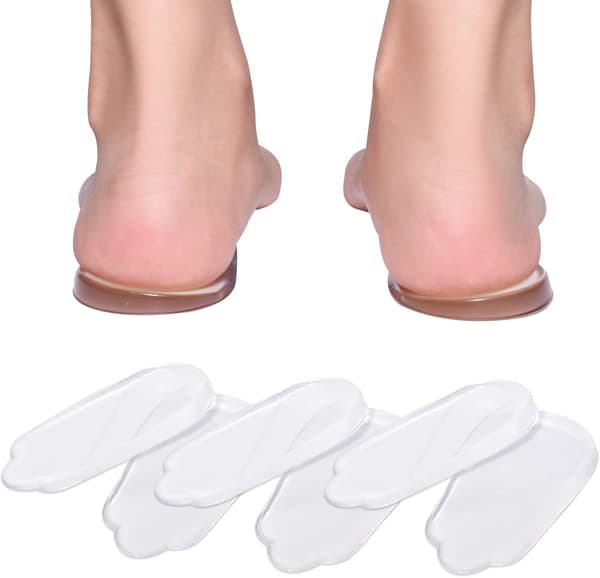3 par medial & lateral hælkile silikone indlægssåler, supination &