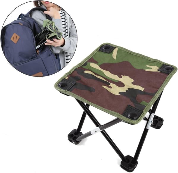 Ultralet sammenklappelig stol til camping/fiskeri/vandreture/picnic