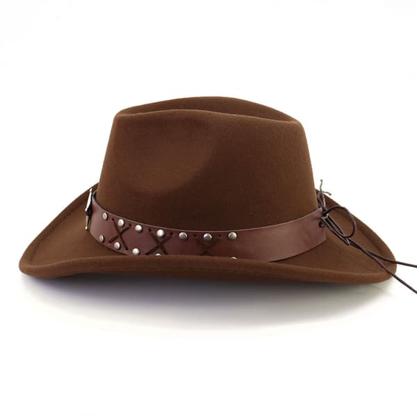 Cowboyhatt dam herr westernhatt bred brätte rem
