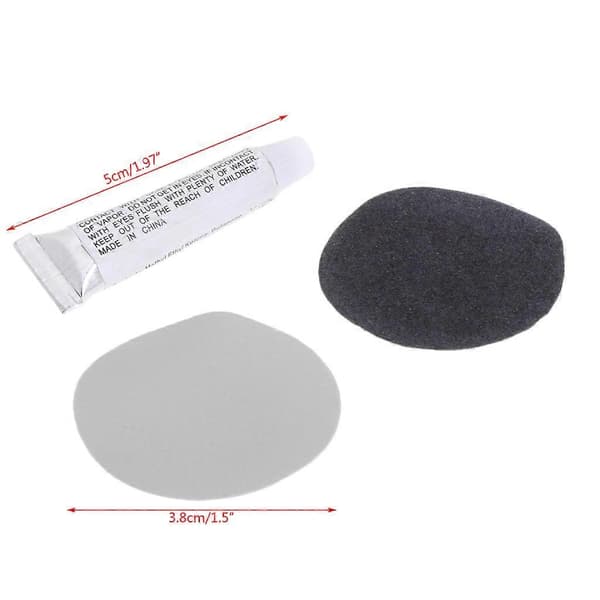 1 stk. PVC Oppustelig Luftmadras Båd Sofa Reparationssæt Lappe Lim til Luftmadras