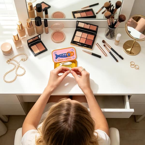 Smykke-organizer og opbevaring 3D-printet orange - Orange