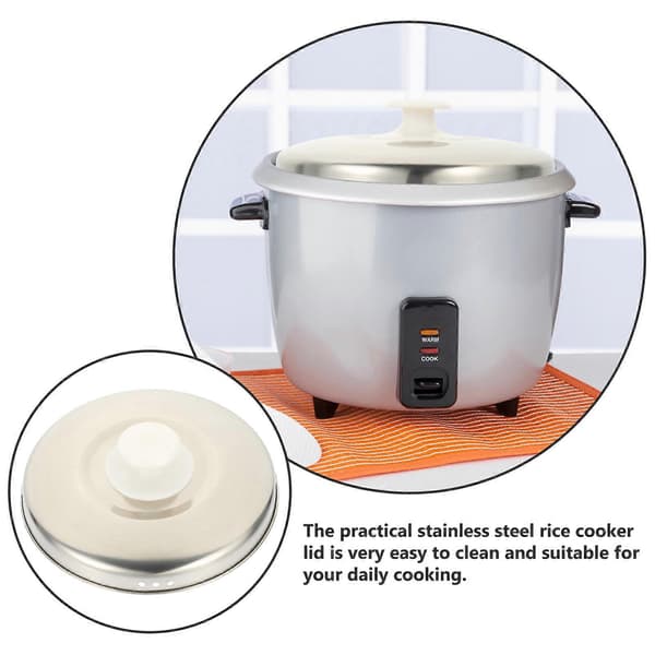 Rice Cooker Lid Metal Lid Multi-purpose Pot Lid Rice Cooker Lid for Kitchen Use