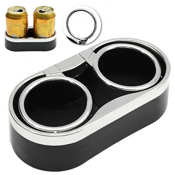 Universal Car Cup Holder for Cups, Drinks and Mugs - Attachable with Adhesive