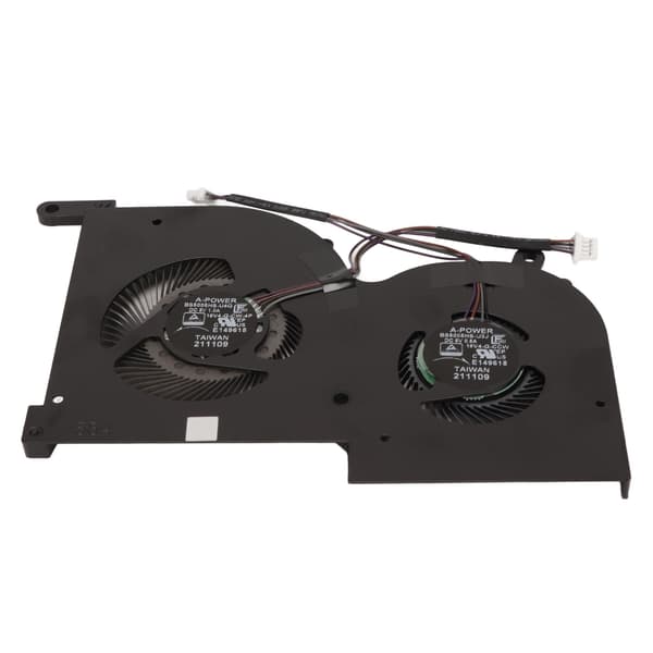 Til MSI GS66 Køleventilator 4-bens stik Aluminiumlegering Nem tilslutning Bærbar computer Køleventilator til 10SD 10SGS 10SFS 10SF 10SE GPU-ventilator
