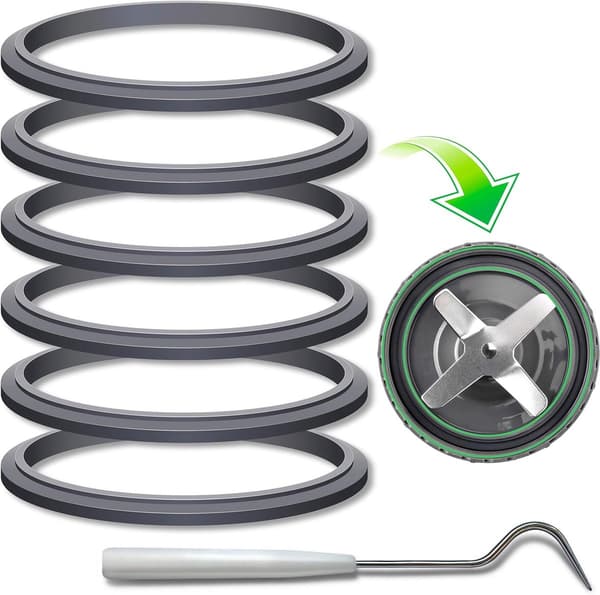 6 Pieces - Sealing Ring - Blender Gaskets - Water Resistant Sealing Ring - Blender Spare Parts
