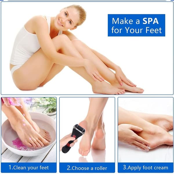 Electric Foot File - Professional Pedicure Tool Black