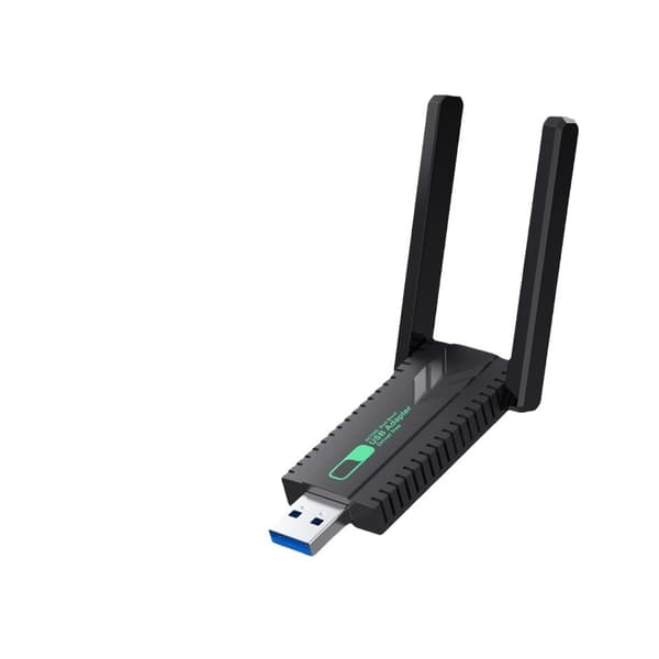 Langdistance USB Wifi-adapter til PC, stationær computer, laptop - 1300Mbps Dual Band 2.4GHz 5GHz Trådløs adapter