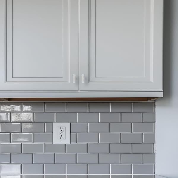 2 Cabinet Knobs - Stainless Steel, Square, Single Hole - with Screws - 50*35*12 mm - Silver